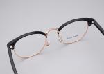 Adjustable Fashion Business Metal Browline Optical Frames 3546