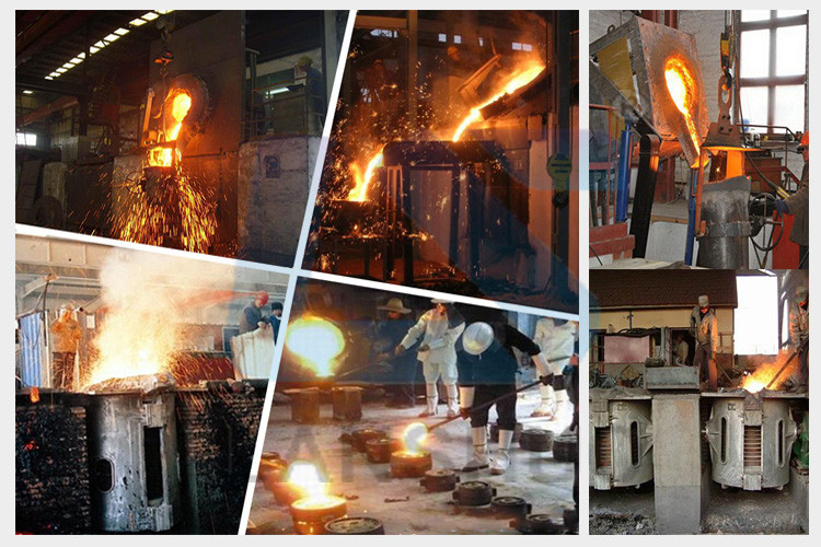 Copper Steel Scrap Cast Iron Metal Induction Melting Furnace Medium Frequency Tilting Induction Melting Furnace