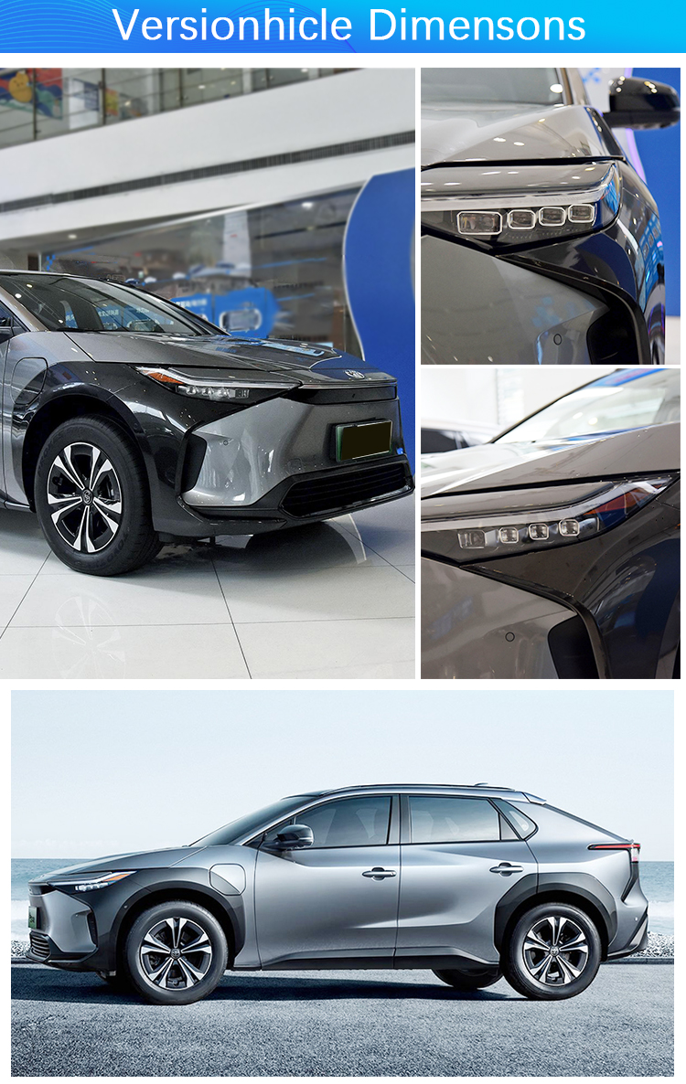 2023 Energy TO-YOTA BZ4X Electric Car SUV 66.7 KWh Battery Capacity 0.83-7 Hours Charge Time 615KM Range
