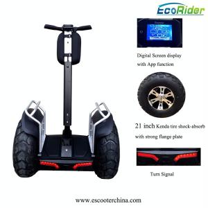 Quality E8-2 4000w Double Battery Two Wheels Electric Chariot Scooter With 21 Inch Tire wholesale