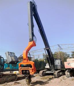 Quality Custom Hydraulic Excavator Pile Driving Arm , Long Reach Foundation Drilling Boom wholesale