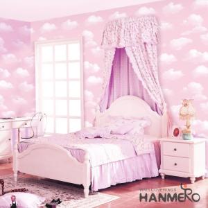 Quality Pink Color Wallcovering PVC 0.53*10M/Roll Children Room Decorative Wallpaper Wholesale wholesale