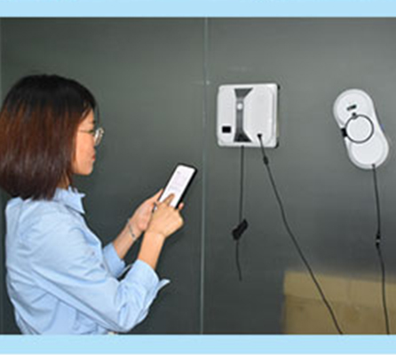 2800Pa Power Source Intelligent Cleaning Window Glass Cleaner Robot for Home Appliance