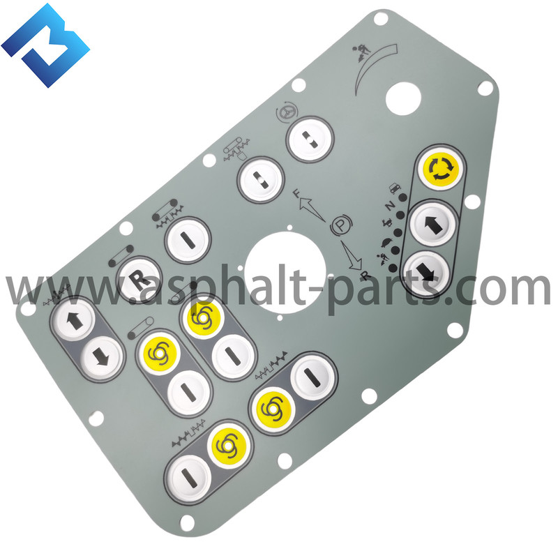 VGL Plus Paste Control Panel Sticker Main Console Button Panel Film For Asphalt Paver Parts