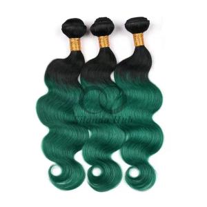 Quality #T1B/Green Body Wave Remy Human Hair Bundles Sew In Weave Bundles Brazilian Bundle Deals wholesale