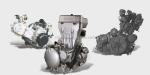 LIFAN/LONCIN/ZONGSHEN/DAYANG 300cc Motorcycle Tricycle Engine Electric/Kick