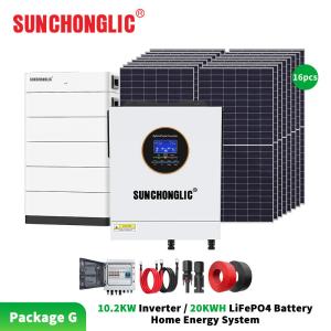 Quality 10.2kw Inverter / 20kwh Lifepo4 Battery Home Energy System wholesale