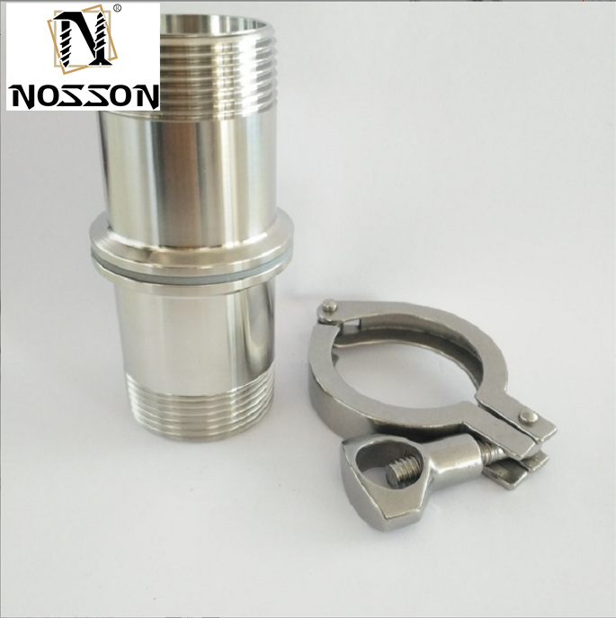 Casting Customized Support OBM 2inch Sanitary Pipe Clamp and Gasket for Tri Clamp Fittings in Stainless Steel 304/316