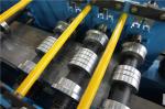 Galvanized Steel Downspout Roll Forming Machine Hydraulic Decoiler 1 Inch Chain