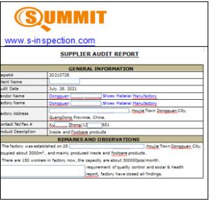Quality Insole Footcare Products Supplier Qualification Audit USD 128-218/Pcs wholesale