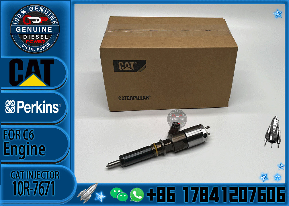 Excavator Parts CAT E 320D 323D c4.4 C6.6 Engine Fuel Injector 32F61-00062 10R-7671 320-0677