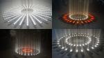 3W / 5W Warm White 12 Pieces Cree LED Disco Lights For Wedding Club