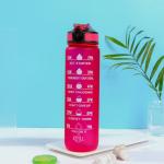 Leakproof BPA Free Personalized Motivational Drinking Water Bottle With Hourly