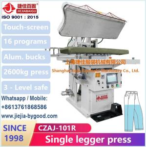 Quality Jeans denim trousers Steam Industrial Trouser Pressing Machine legger wholesale