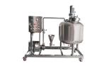 Flange Mount Double Jacketed Mixing Tank Vacuum Powder Homogenizer