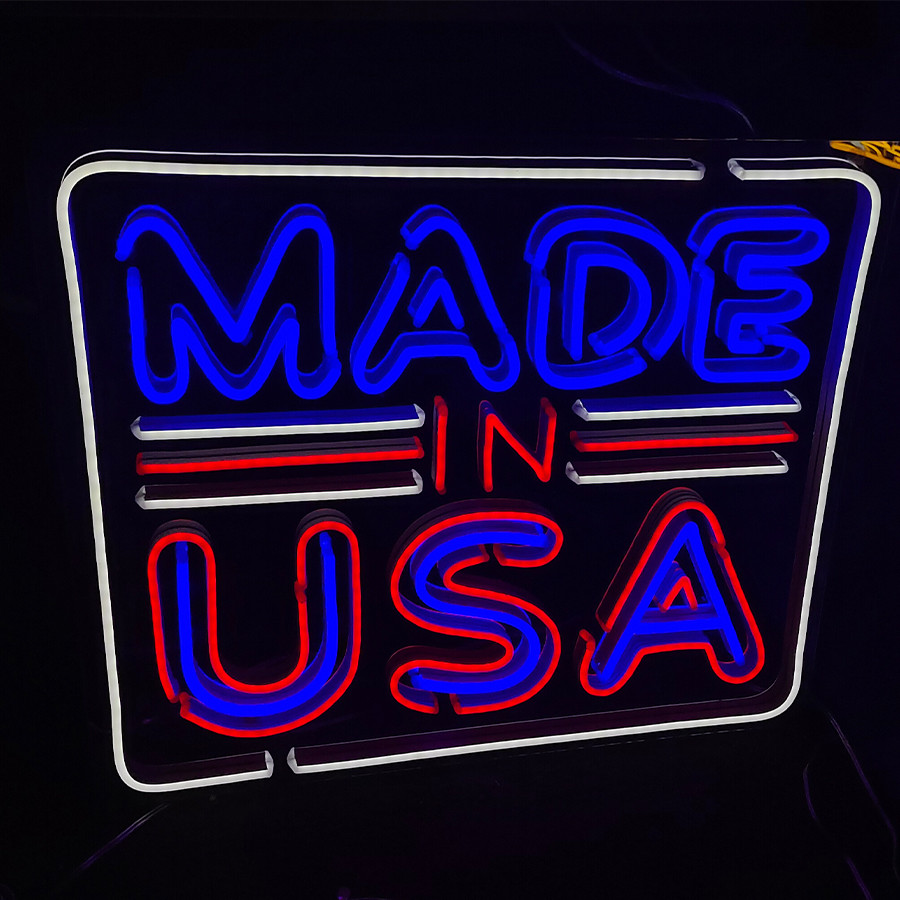 Custom neon sign Made in USA neon lighting board flex led neon tube