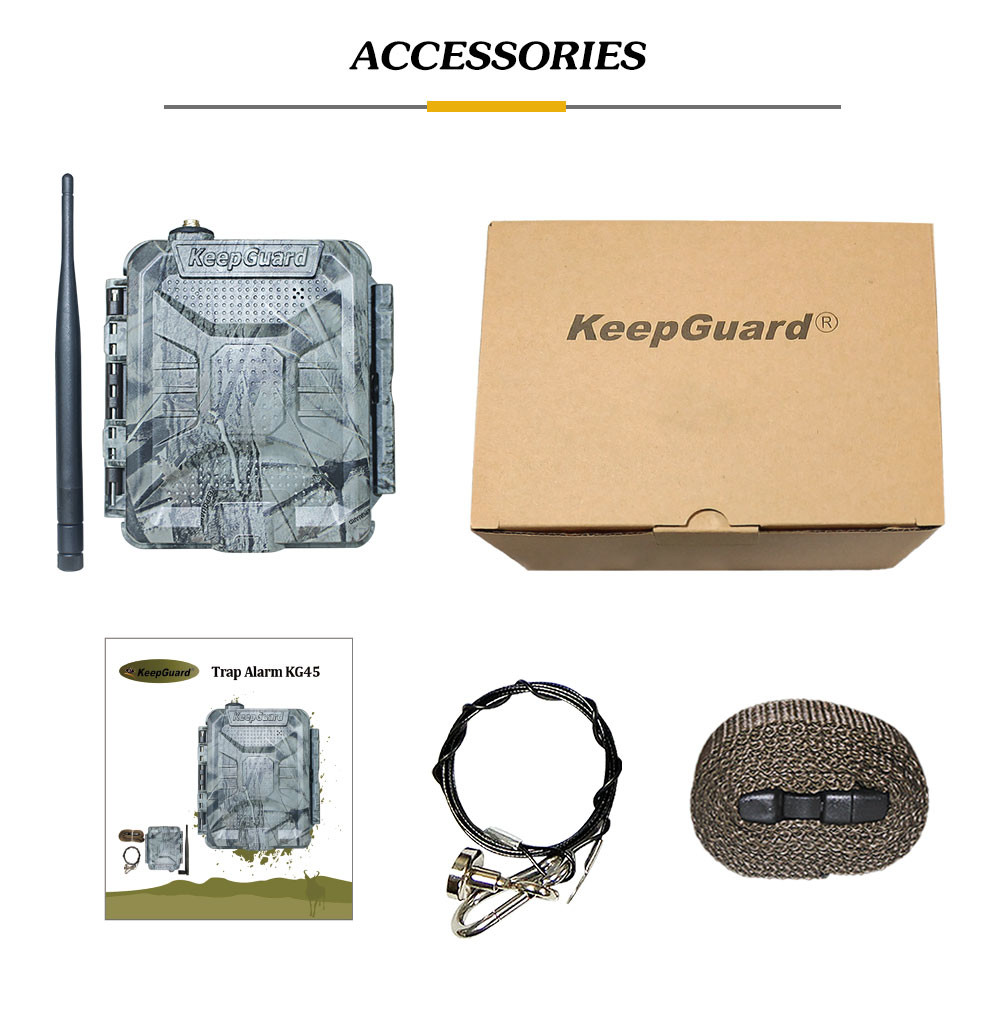 Hidden CAMO Color ABS Wildlife Trap Alarm FCC For Forest Farm