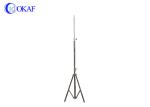 Stainless Steel Telescopic Camera Mast , Manual Tripod Antenna Mast Pole 3m