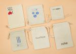 Gift Jewelry Package Cotton Drawstring Bag With Different Logo Printing