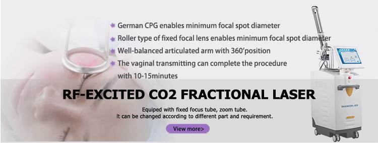 china skin resurfacing machine vaginal scanxel round fotona fractional co2 laser with 3 heads