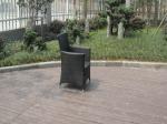 Wicker Rattan Garden Dining Sets , Comfortable Cane Furniture