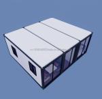 Container Houses Affordable Steel Structure Prefab Homes with 50/75/100mm Wave