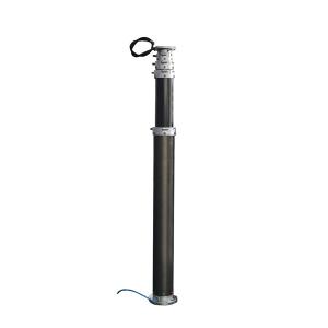 Quality 6m lockable CCTV pneumatic telescopic mast / CCTV poles/ aluminum telescoping mast wholesale