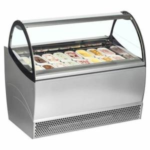 Quality Air Cooling Ice Cream Display Freezer , Hongan Countertop Gelato Freezer wholesale