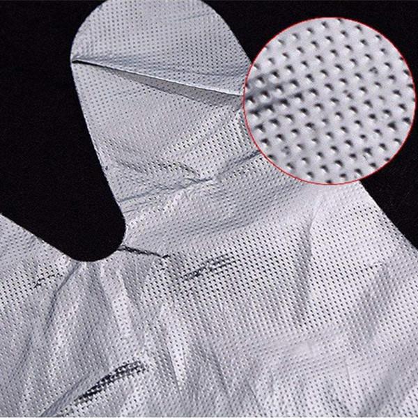 Waterproof Disposable Plastic Gloves , Latex Free Powder Food Grade Clear PE