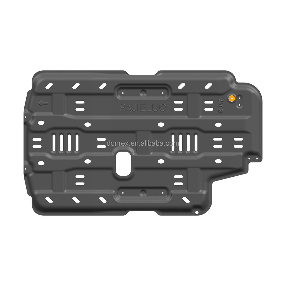 Radiator Engine Transmission Transfer Skid Plate Set for Mitsubishi Pajero 4x4 Off Road