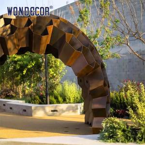 Quality Outdoor Corten Steel Sculpture Customized Corten Steel Garden Art wholesale