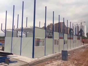 China Steel Frame Modified Shipping Containers / Painting Steel Container Homes on sale