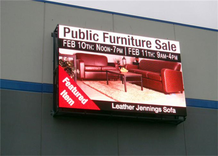 SMD3535 P8 Outdoor Led Display Screens For Business Light And Slim Design 960*960mm Cabinet