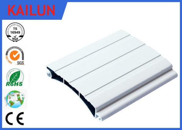 86.5 Mm Aluminum Door Profiles Rolling Shutter Parts Sound Insulation Weather