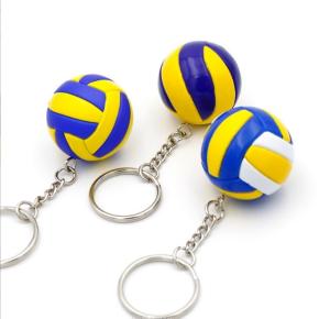 Quality FACTORY 3D Mini Ball Shape Keychain Make Your Own Design Pvc Keychain Custom wholesale
