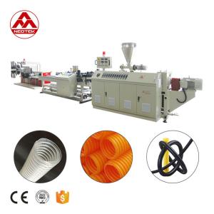 Quality 45kW Power Single Wall Corrugated Pipe Extrusion Line for Products 11000X2000X2600 wholesale