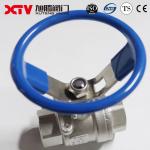 Round Handle NPT Bsp Thread1000psi 304 316 Stainless Steel Floating Manual Ball