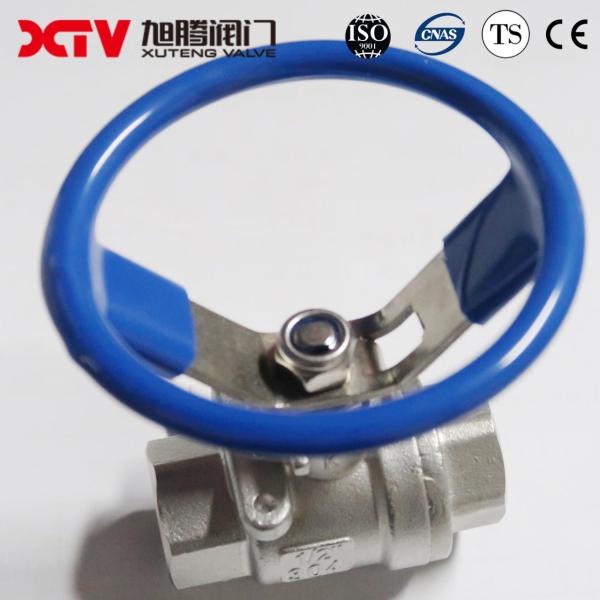 Chemical Industry Stainless Steel Ball Valve with Round Handle and High Pressure
