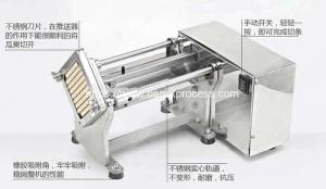 Quality Semi-Automatic Long Carrot Stick Cutting Machine wholesale