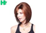 5 cm Straight Front Lace Synthetic Hair Wigs With Bleached Knots