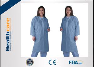 Quality Waterproof Medical Student Disposable Lab Coat Lab Jackets For Doctors Zip Closure wholesale