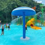 Colourful Design Water Park Buckets Water Spray Park Weather Resistance