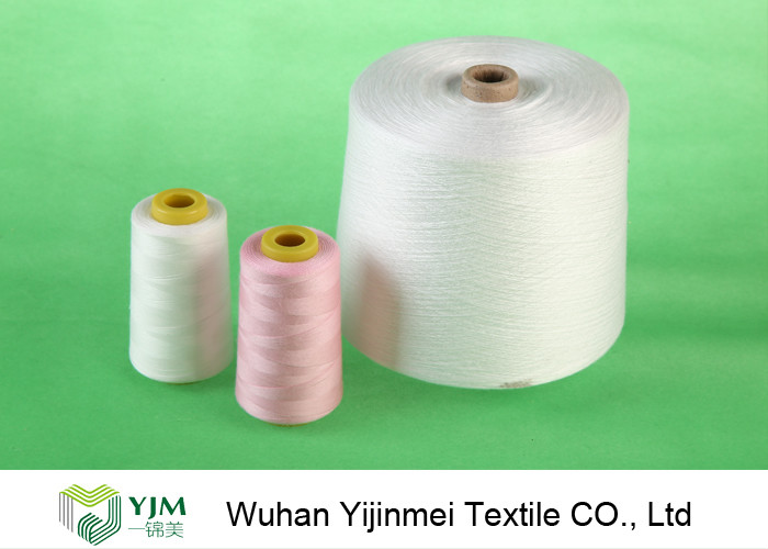 TFO 20s/2 20/3 Z Twist Yarn Raw White 100% Spun Polyester Yarn Eco - Friendly