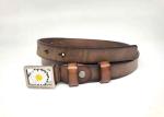 Adjustable Casual Women 2.3cm Cowhide Leather Belt