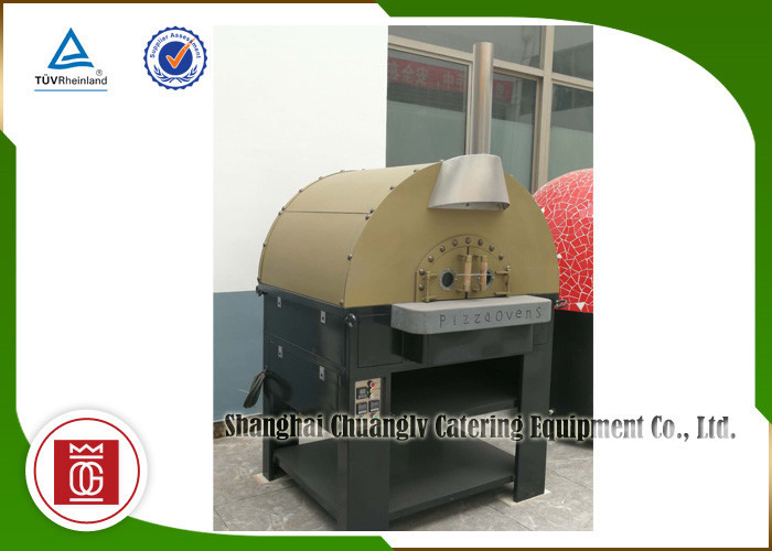 Commercial Round / Square Top Lava Rock Gas Italy Pizza Oven For Outdoor