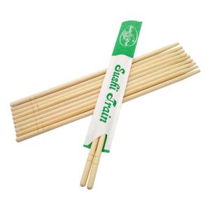 Quality 20cm Chinese Round Bamboo Chopstick Paper Cover Sterilization Disposable wholesale