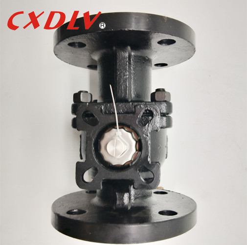 DIN PN16 WCB Flanged Ball Valve 2PC Stainless Steel