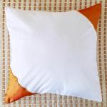 Colored Angle Golden Edge Blank Sublimation Polyester Pillow Case For Photos