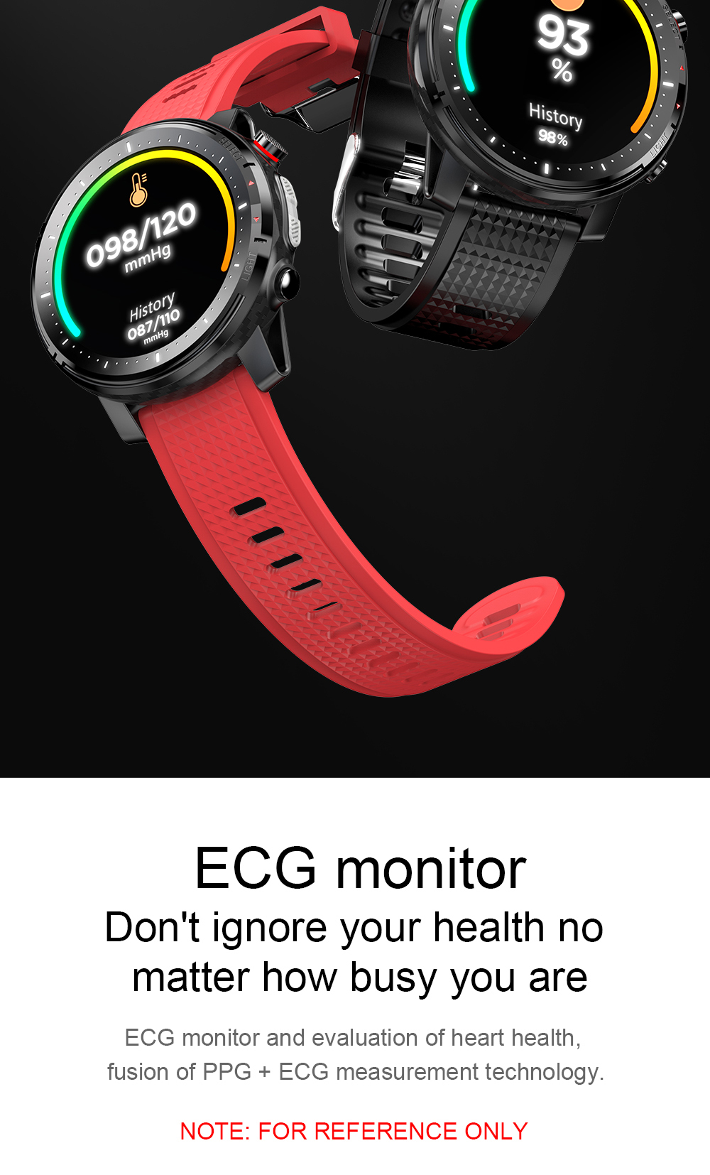L15 Sports Fitness Tracker IP68 Waterproof Fitness Watch With Oxygen Monitor