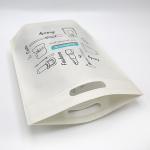Die cut handle non woven carry bag hot sales eco d-cut reusable non woven bag
